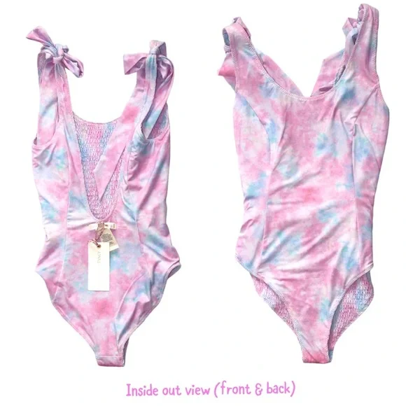 LoveShackFancy Posy Tie Dye Swimsuit XS NWT - Picture 4 of 11